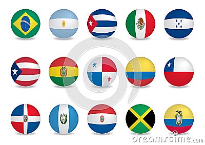 Country flags-south america