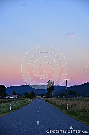 Country Road at Dawn