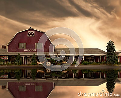 Country store scene