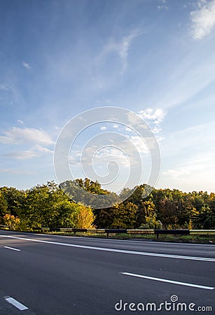 Countryside roads in Romania