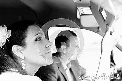 Couple in car