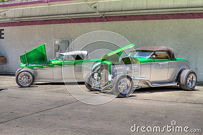 Couple of Deuce Hot Rods Done in HDR