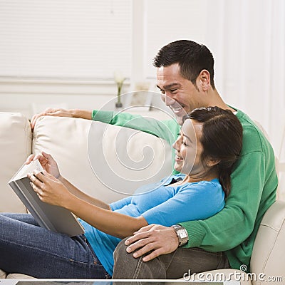 Couple Reading Together