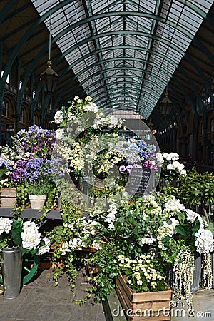Covent Garden flower stall