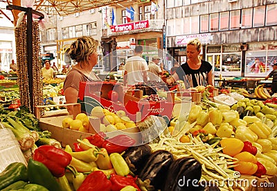 Covered Market in Sarajevo