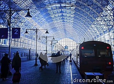 Covered railway station