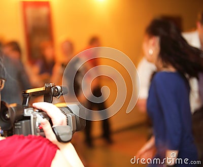 Covering an event with a video camera