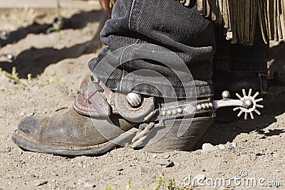 Cowboy Boot & Spur