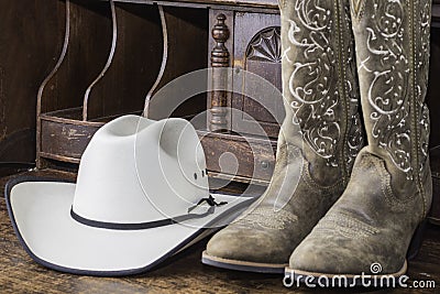 Cowboy Hat and Boots