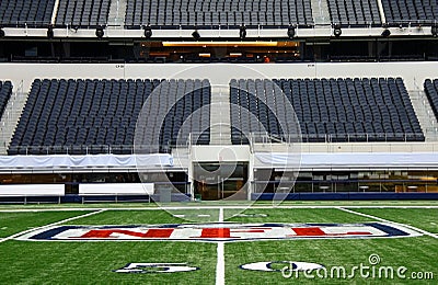 Cowboys Stadium Super Bowl 50 Yard Line