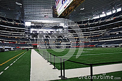 Cowboys Stadium Super Bowl End Zone and Field