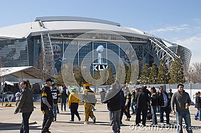 Cowboys Stadium, Superbowl XLV, Fans at Super Bowl