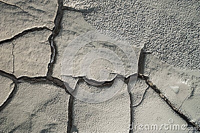 Cracked dried earth texture