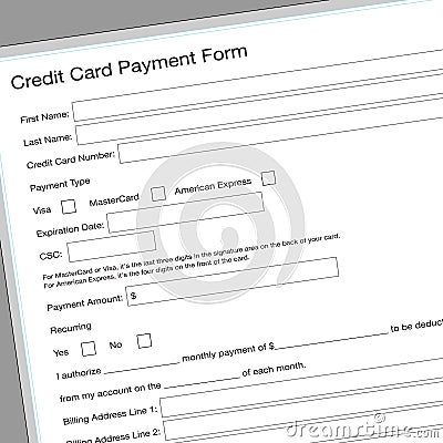 Credit Card Application Form