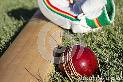 Cricket equipment.