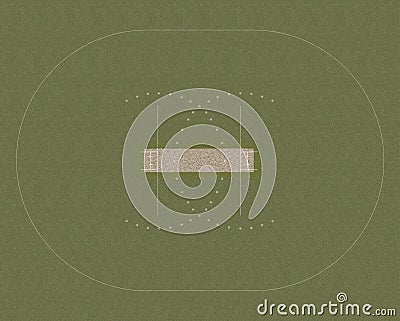 Cricket Field Layout