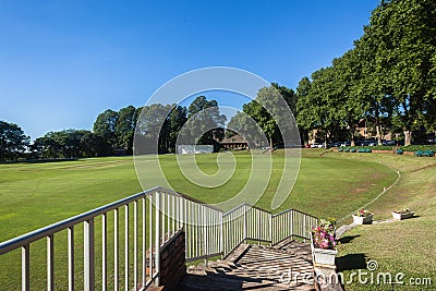 Cricket Field Oval Game