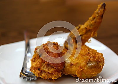 Crispy Deep Fried Chicken Wing