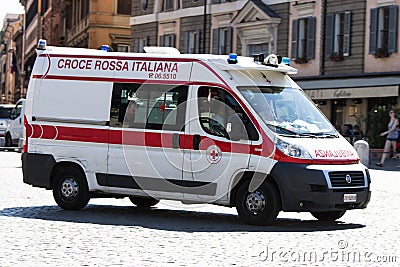 Croce Rossa Italiana (Italian Red Cross ambulance)