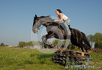 Cross Jumping Stock Photography - Image: 2541532