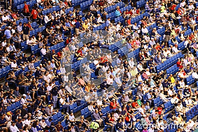 Crowd of people at the stadium