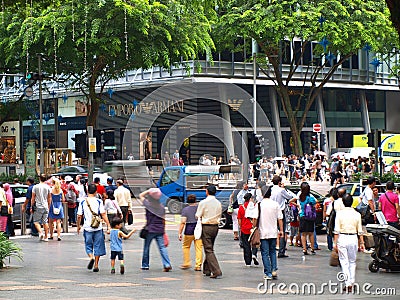 Crowd at Traffic Junction