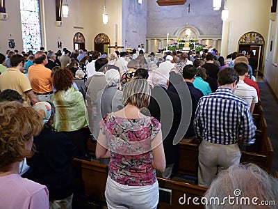 Crowded Easter Mass