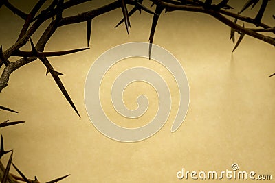 Crown Of Thorns Represents Jesus Crucifixion Royalty Free Stock Image