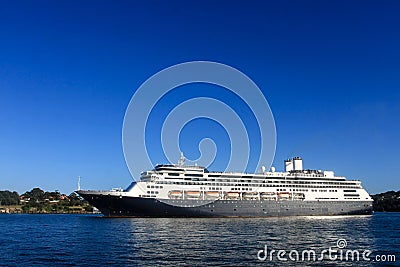 Cruise Liner and blue sky