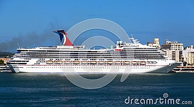 Cruise ship Carnival Victory in San Juan, PR