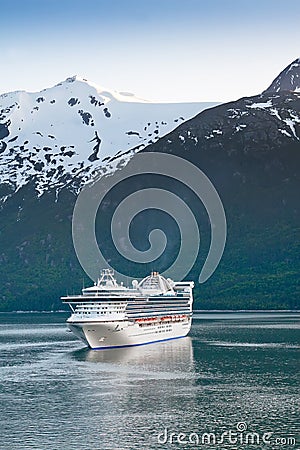 Cruise Ship in Inside Passage
