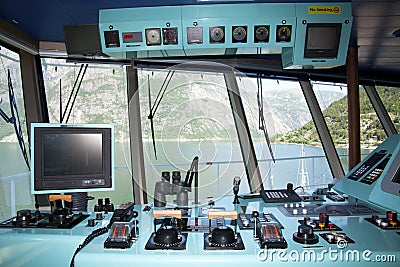 Cruise Ship Navigation Deck