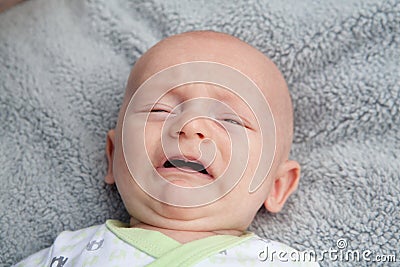 Crying Baby With Mouth Open