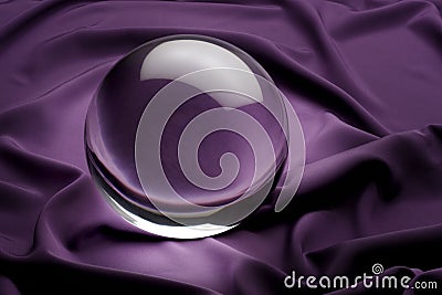 Crystal Ball on purple
