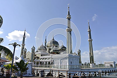 Crystal Mosque in Teregganu, Malaysia