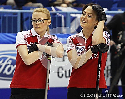 Curling Women Russia Saitova Galkina