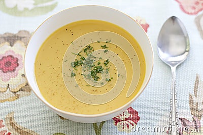 Curry Coconut Butternut Squash Soup