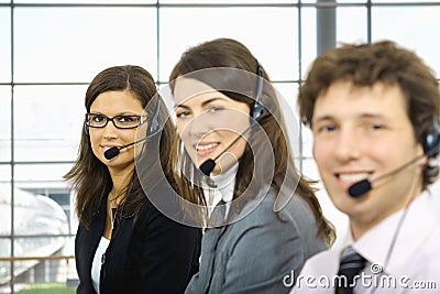 Customer service team