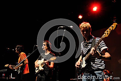 Cut Your Hair (band) performs at Antic Teatre stage