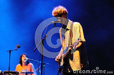 Cut Your Hair (Spanish band) performs at Sant Jordi Club on June 9, 2012 in Barcelona