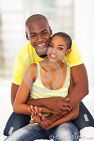 Cute african couple