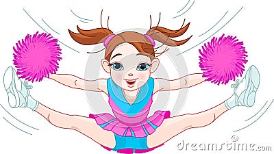 Cute Cheerleading Girl...