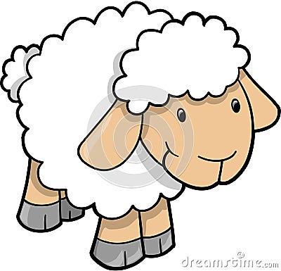 Cute Sheep Lamb Vector Stock Images - Imag