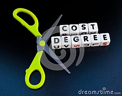 Cutting cost of a degree