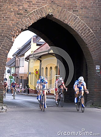 Cycle race in Poland