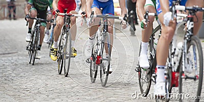 Cycling competition on pavement