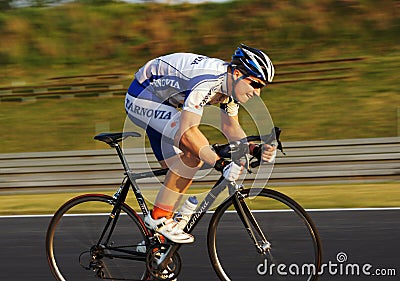 Cycling Training on the track car