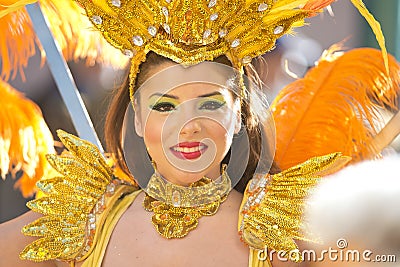 Dancer in the Lemon Festival Parade