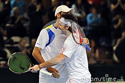 Davis Cup: Romanian tennis players are celebrating the victory