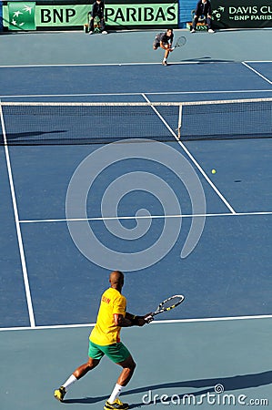 Davis Cup tennis tournament between Cyprus and Benin
